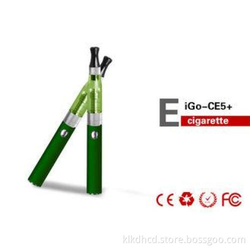 1.8ohm 900Puffs EGO CE5 E Cigarette Clearomizer With 1100mA